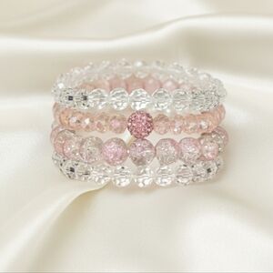 "Pink Innocence" Bracelet Set